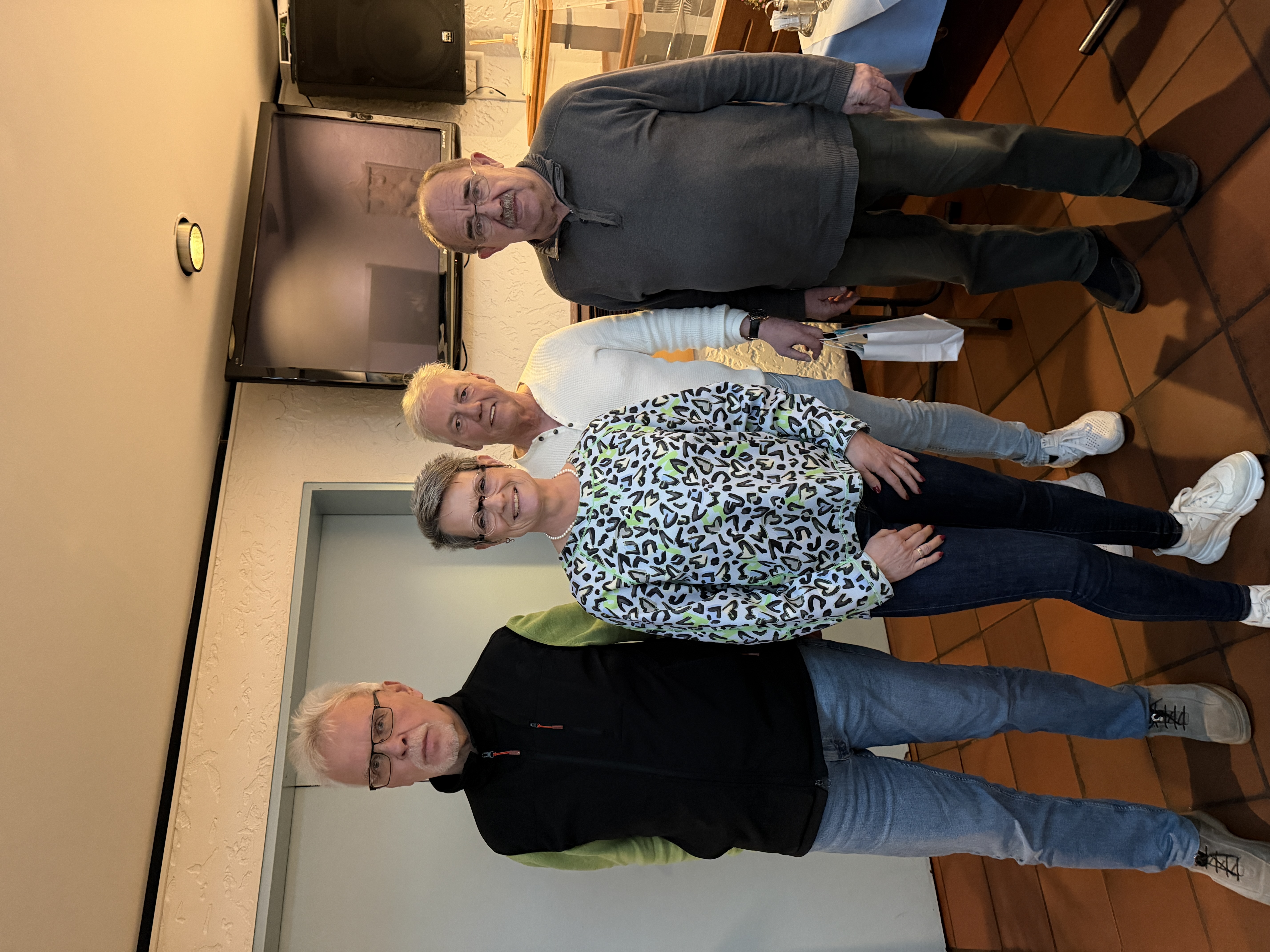 Sieger des Preisskat-Turnier mit unserer Vorsitzenden 